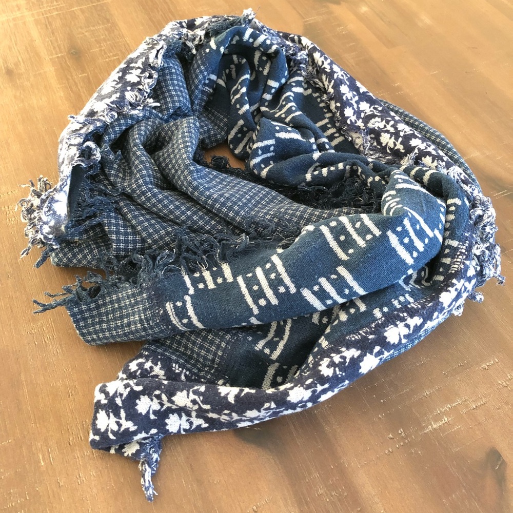 Madewell Indigo Scarf